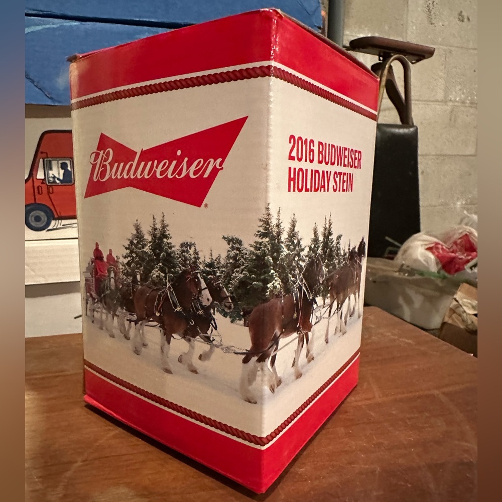 Budweiser Holiday Stein 2016
